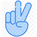 Victory Hand Gesture Gesture Hand Gesture Icon