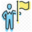 Victory Business Plan Businessman Icon