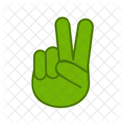 Victory Sign  Icon