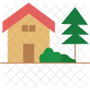 Vida Sostenible Hogar Ecologico Y Verde Icono
