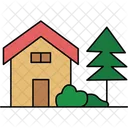 Vida Sostenible Hogar Ecologico Y Verde Icono
