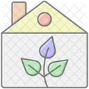Icono De Color Lineal De Vida Sostenible Icono