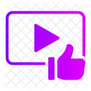 Video Content Digital Icon