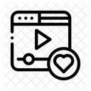 Video Streaming Browser Icon