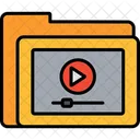 Video Folder Document Icon