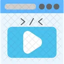 Video Web Design Multimedia Icon