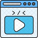 Video Web Design Multimedia Icon