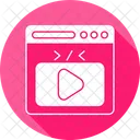 Video Web Design Multimedia Icon