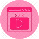 Video Web Design Multimedia Icon