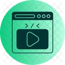 Video Web Design Multimedia Icon