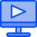 Video Computer Play Icon