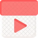 Video Streaming Play Icon