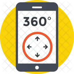 Vídeo de 360 grados  Icono