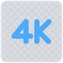 Vidéo 4k  Icône