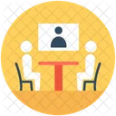 Video Conference Meeting Icon