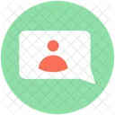 Video Message Conversation Icon