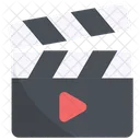 Video Clapboard Clapper Icon