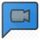 Video Message Chat Icon