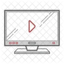 Video Display Multimedia Icon