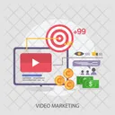 Video Marketing Money Icon