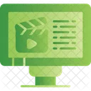 Video Monitor Screen Icon