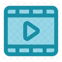 Video Video Player Essential Icon