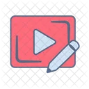 Video Create Content Icon