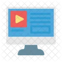 Video Marketing Monitor Icon