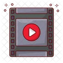 Video Reel Playbutton Icon