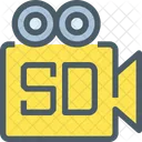 Sd Video Camera Icon
