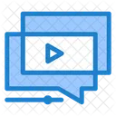 Video Abspielen Videoprasentation Video Tutorial Symbol