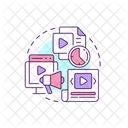 Interaction Video Social Media Icon