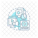 Interaction Video Social Media Icon