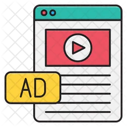 Video Advertisement  Icon