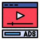 Video Advertisement Advertising Marketing Icon
