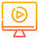 Video Advertising Play Button Icon