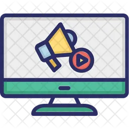 Video Advertising  Icon