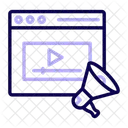 Video Advertising Icon