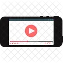 Video and Play Sign  Icon
