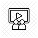 Film Unterhaltung Publikum Symbol