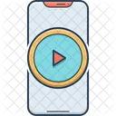 Video App Smartphone Medien Symbol