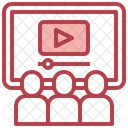 Aprendizagem por vídeo  Ícone