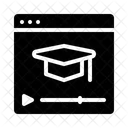 Aprendizaje por vídeo  Icono
