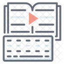 Aprendizaje Por Video Tutoriales En Linea Transmision De Video Icono