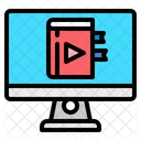 Video De Aprendizaje Aprendizaje En Linea Icono