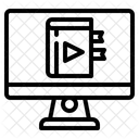 Video De Aprendizaje Aprendizaje En Linea Icono