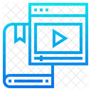 Video Aprendizaje Video Tutorial Aprendizaje En Linea Icono