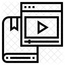 Aprendizaje por vídeo  Icono