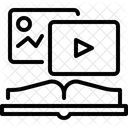Aprendizaje por vídeo  Icono