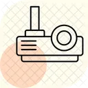 Video Art Projection Minimal Outline Icon